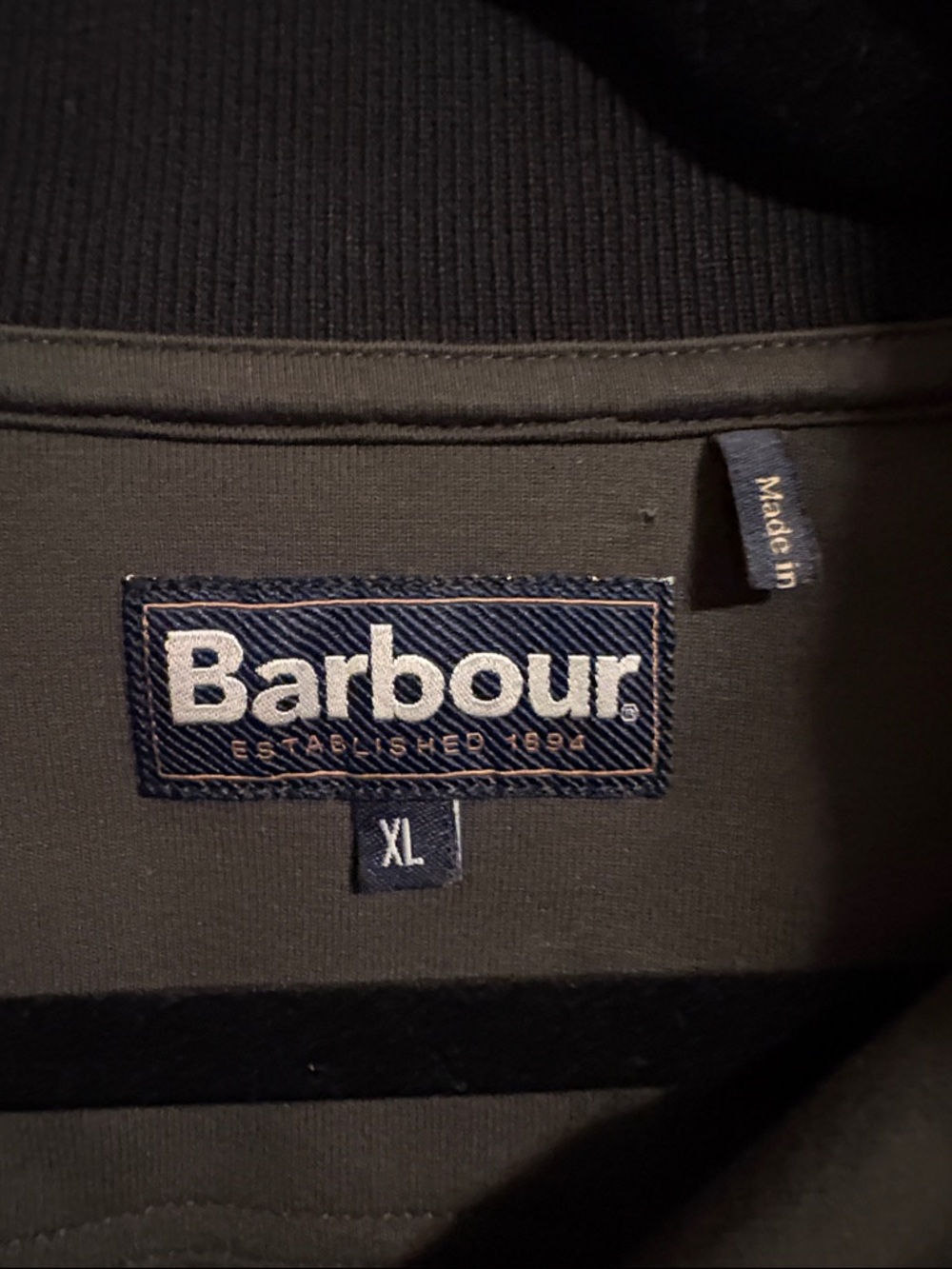 Barbour Half Button Sweatshirt - Picture 3 of 8